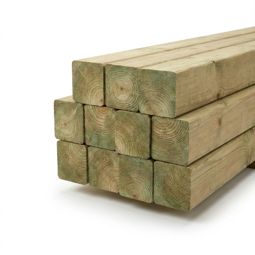 [ZL-TMB-H4-100] H4 Treated Post 100×100mm – per m