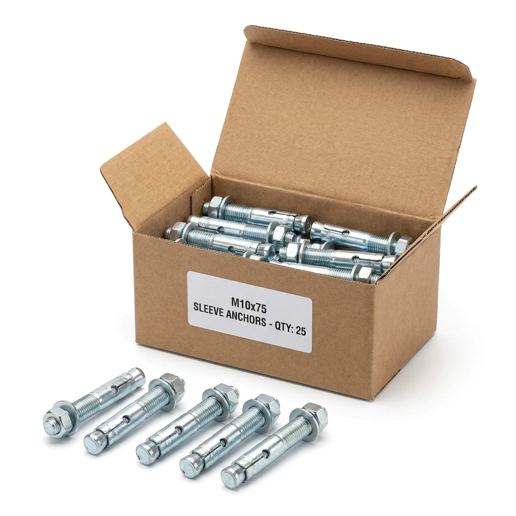 [ZL-FAS-SLV1075] Sleeve Anchor M10×75 (box 25)