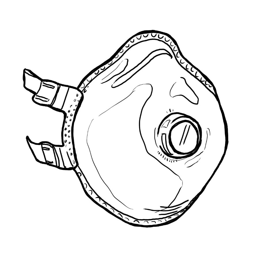 [ZL-RESP-P2] Disposable Dust Mask P2 (box 20)