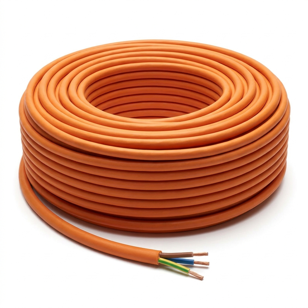 [ZL-EC-ORC25] Orange Round Cable 2.5mm 3C – 100m