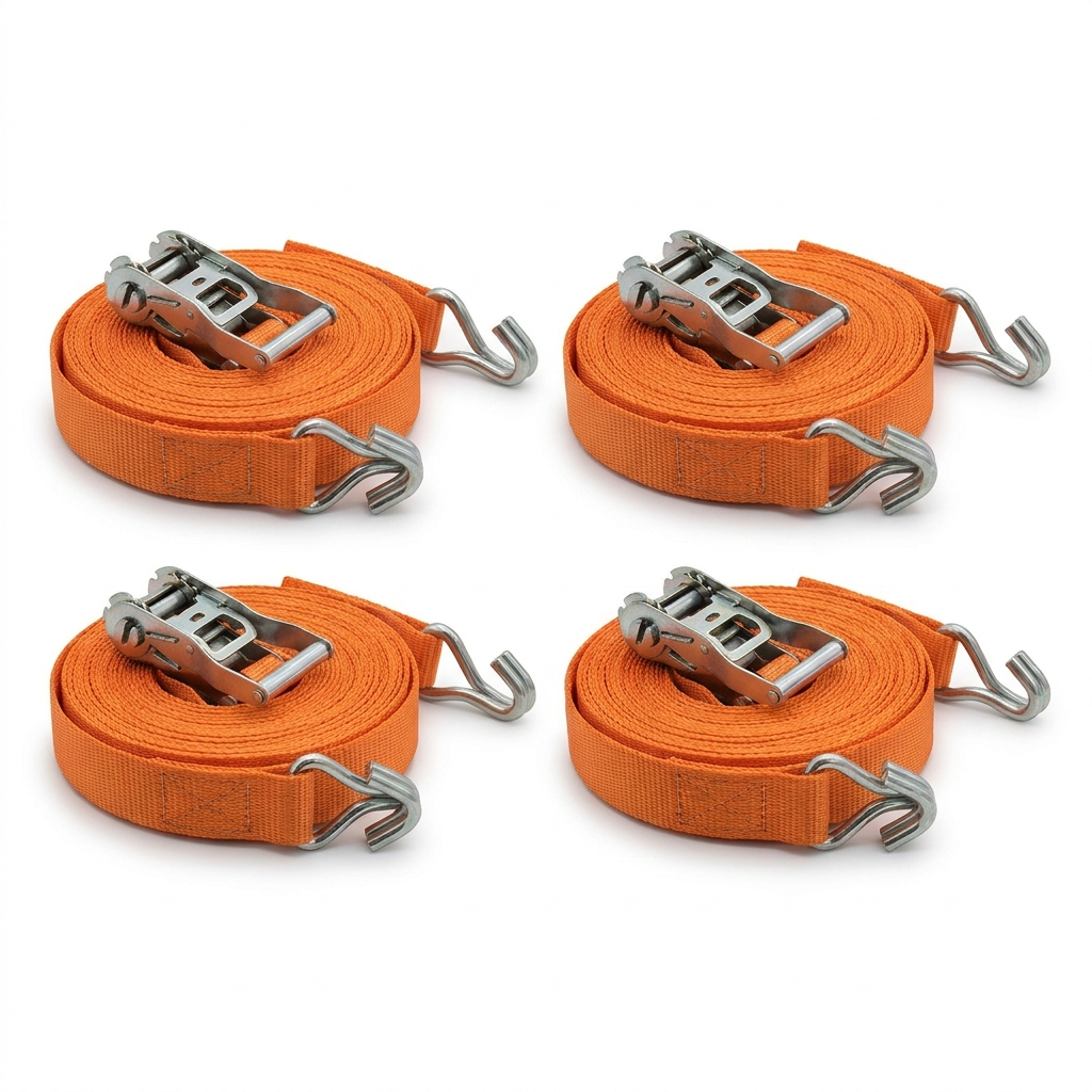 Ratchet Tie-Down Set (4-pack)