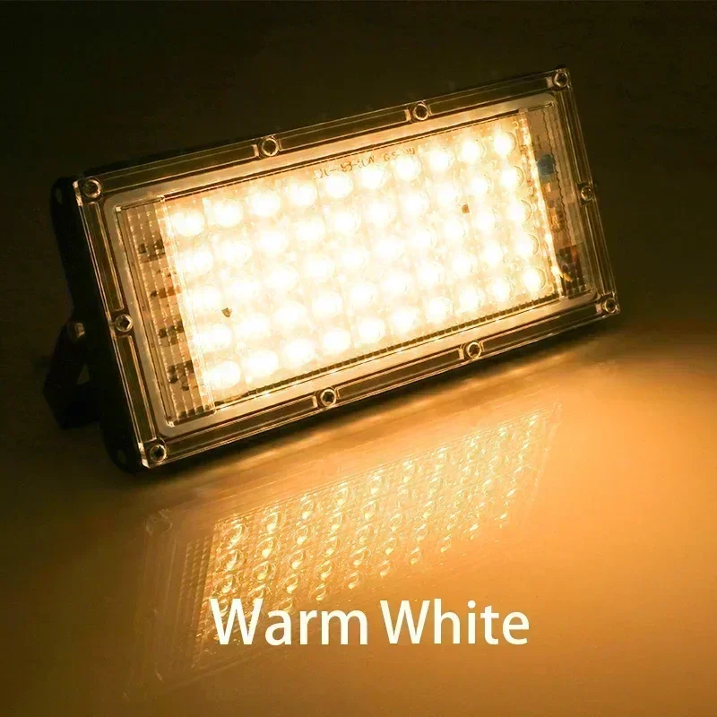 [ZX-913A12DA] Sagra LED Flood Light 50 W, Warm White, AC 220 V, IP65, Aluminium Housing, 1 Piece