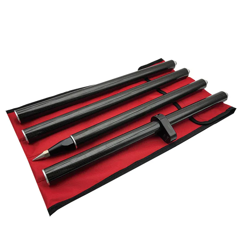 [ZX-17816F35] Carbon Fibre GPS/RTK Survey Pole, 2 m, 4 Sections, 32 mm Diameter