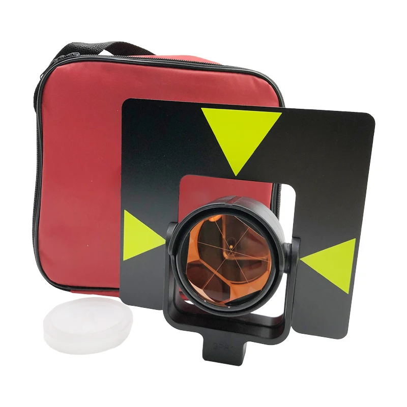 [ZX-5121A4ED] Circular Survey Prism in Holder with Metal Target Plate, 0 mm Constant
