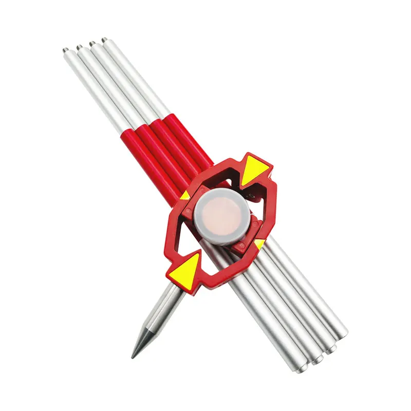 [ZX-A22798D7] Mini Survey Prism, +17.5 mm Offset, with 4-Section Pole and 50 mm Tip